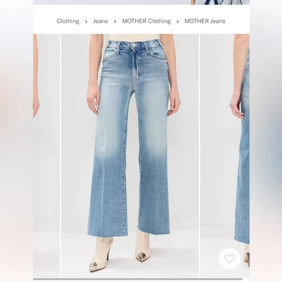 MOTHER The Hustler Roller Fray Jeans 28 - Picture 1 of 9